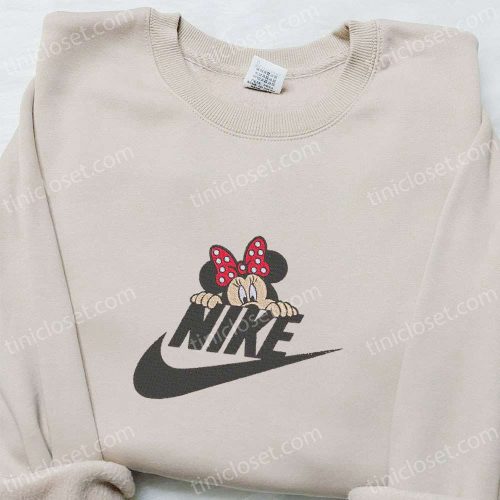 Minnie Mouse x Nike Cartoon Sweatshirt & Disney Characters T-shirt: B Gift for Men Women Family Gift Ideas