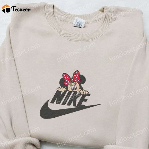 Minnie Mouse x Nike Cartoon Sweatshirt & Disney Characters T-shirt: B Gift for Men Women Family Gift Ideas