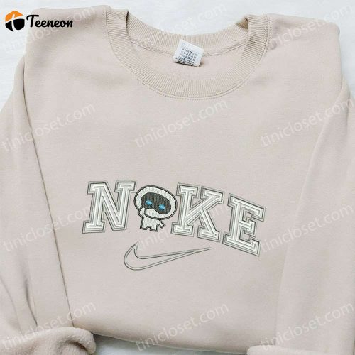 Modern Robot x Nike Embroidered Sweatshirt – Nike Inspired Shirt Perfect Family Gift