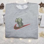 Money Hand x Swoosh Embroidered Sweatshirt – Nike Inspired Shirt B Gift for Men Women Family Gift Ideas