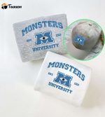 Monster s University Combo Shirt & Hat: Trending Movie Shirts Birthday Gift for Men & Women