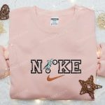 Motorcycle x Nike Embroidered Shirt: B Gift for Men Women Nike Inspired T-shirt Perfect Gift for Family