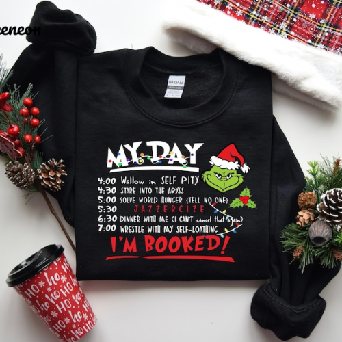 Stay Stylish & Productive with the My Day I m Booked Sweatshirt – Perfect for Busy Days!