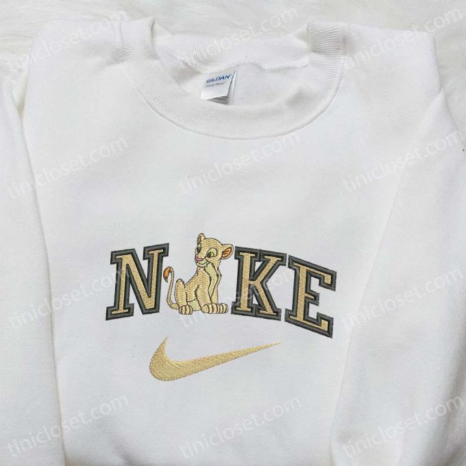 Nala X Nike Cartoon Embroidered Sweatshirt Disney Characters Shirt Custom T-Shirt