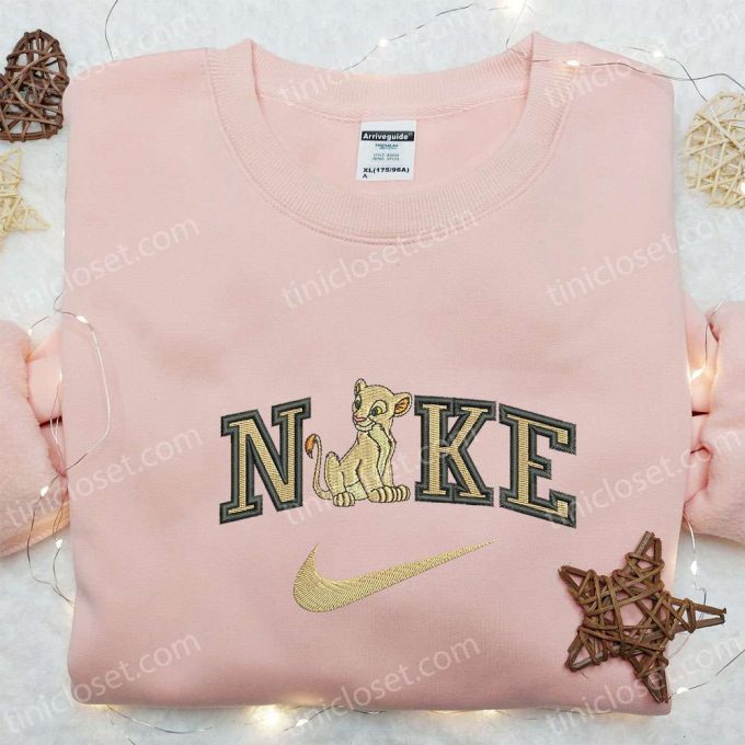 Nala X Nike Cartoon Embroidered Sweatshirt Disney Characters Shirt Custom T-Shirt