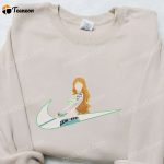 Nami x Swoosh Embroidered Shirt: B Gift for Men Women One Piece Gift Idea for Family