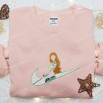 Nami x Swoosh Embroidered Shirt: B Gift for Men Women One Piece Gift Idea for Family