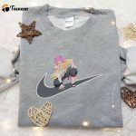 Natsu Dragneel x Nike Swoosh Anime Hoodie & Fairy Tail Embroidered Shirt: Nike Inspired Apparel