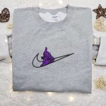 Neon Gen Gift for Men Women Evangelion x Swoosh Embroidered Shirt: Nike Inspired B Gift for Men Women Gift for Family