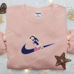 Nico Robin x Nike Swoosh Anime Embroidered Hoodie & Shirt: One Piece Inspired Nike Apparel