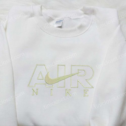 Custom Nike Air Embroidered Shirt – Perfect Family Gift Personalized and Stylish