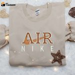 Custom Nike Air Embroidered Shirt: B Gift for Men Women Friend Gift & Stylish Apparel