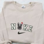 Nike Christmas x Bad Bunny Oasis Embroidered Sweatshirt: B Gift for Men Women Holiday Gift Idea for F Gift for Men Women Fashion