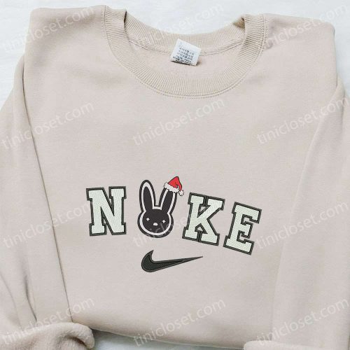 Nike Christmas X Bad Bunny Oasis Embroidered Sweatshirt: B Gift For Men Women Holiday Gift Idea For F Gift For Men Women Fashion