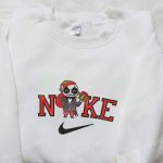 Nike Christmas x Chibi Jack Santa Sweatshirt: F Gift for Men Women Movie Embroidered Shirt Perfect Gift Idea