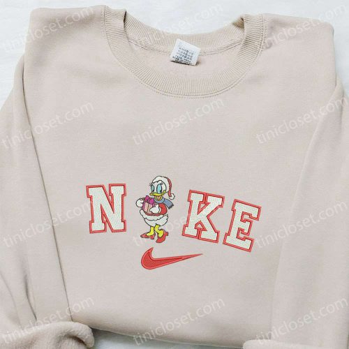 Nike Christmas X Daisy Duck Embroidered Sweatshirt &Amp; Disney Shirt: B Gift For Men Women Christmas Gift Ideas