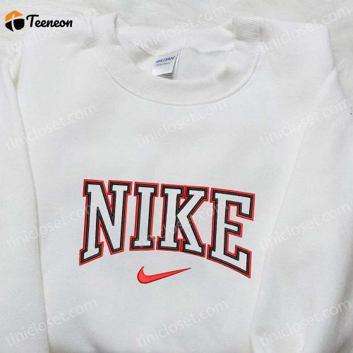 Nike Custom Embroidered Hoodie & Shirt: Personalize Your Style with Nike Inspired Embroidered T-shirt