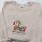 Nike Disney x Grinch Merry Christmas 2023 Embroidered Sweatshirt – Movie Fun Shirt B Gift for Men Women Gift Ideas