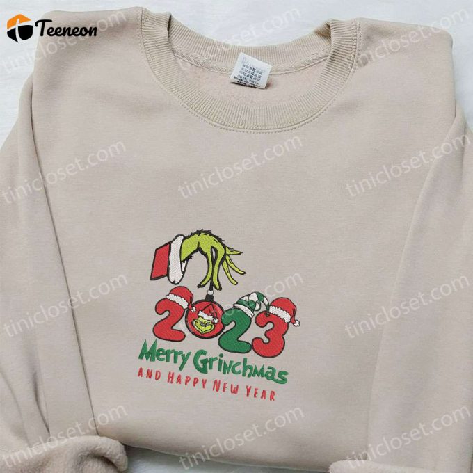 Nike Disney X Grinch Merry Christmas 2023 Embroidered Sweatshirt – Movie Fun Shirt B Gift For Men Women Gift Ideas