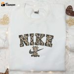 Nike Giraffe Embroidered Shirt: Unique Animal-Inspired D Gift for Men Women for Stylish Comfort