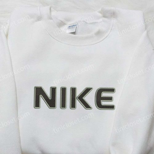 Stylish Nike Inspired Embroidered Shirt: Perfect Family Gifts!