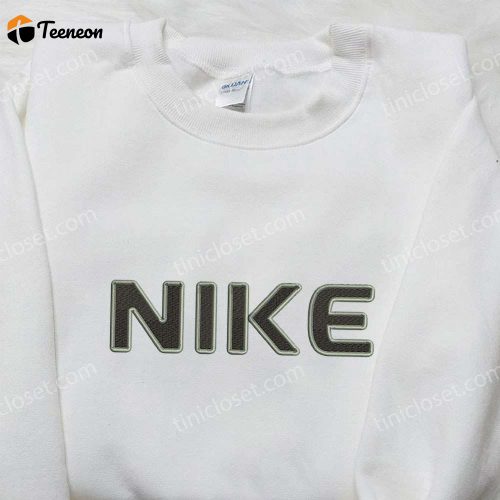 Stylish Nike Inspired Embroidered Shirt: Perfect Family Gifts!