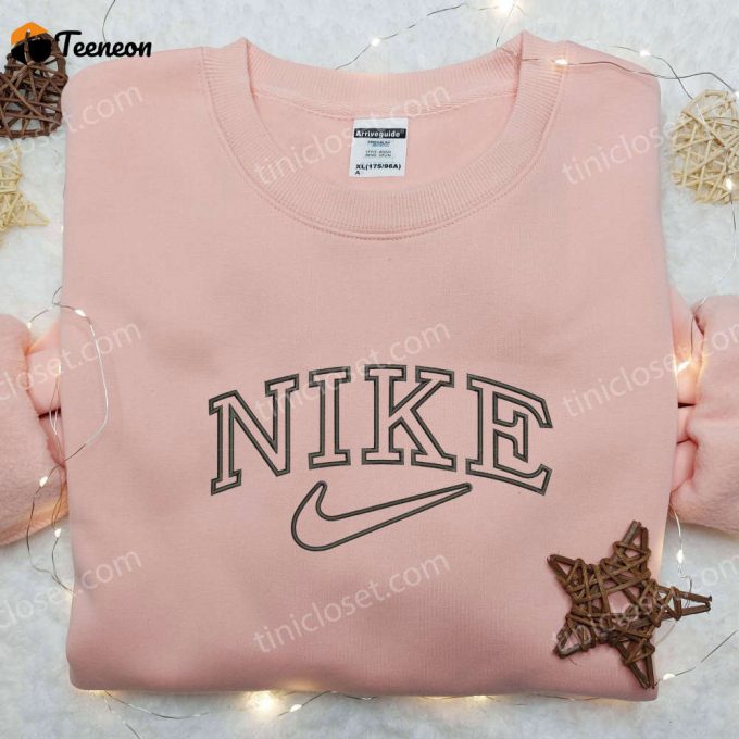 Stylish Nike-Inspired Embroidered Shirt – Unique D Gift For Men Women For Fashion Lovers