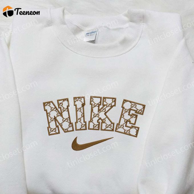 Nike Logo X Gucci Embroidered Shirt: The Perfect Nike-Inspired Gift For Family