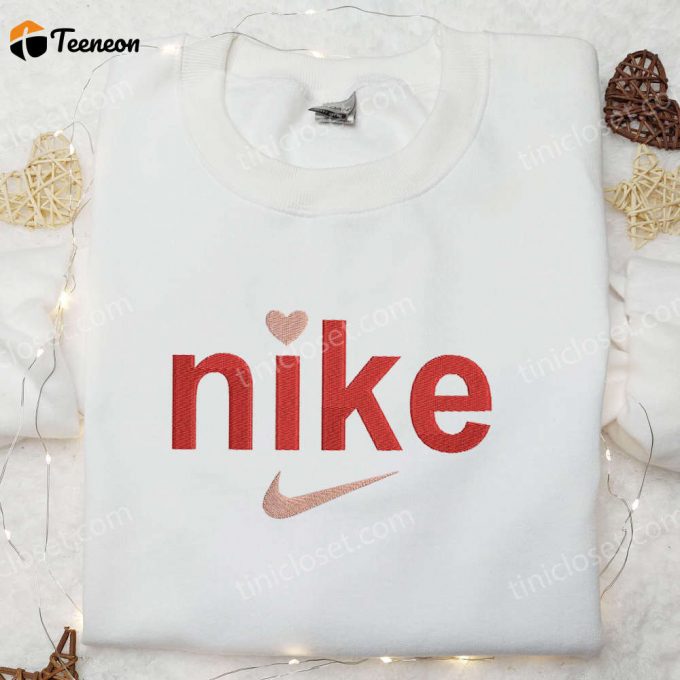 Stylish Nike Love Inspired Embroidered Shirt – Unique And Trendy D Gift For Men Women