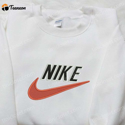 Nike Swoosh Embroidered Shirt – Custom T-Shirt Inspired by Nike Shop Now!