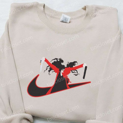 Nike x Alucard Anime Embroidered Sweatshirt Hellsing Hoodie: Perfect Family Birthday Gift