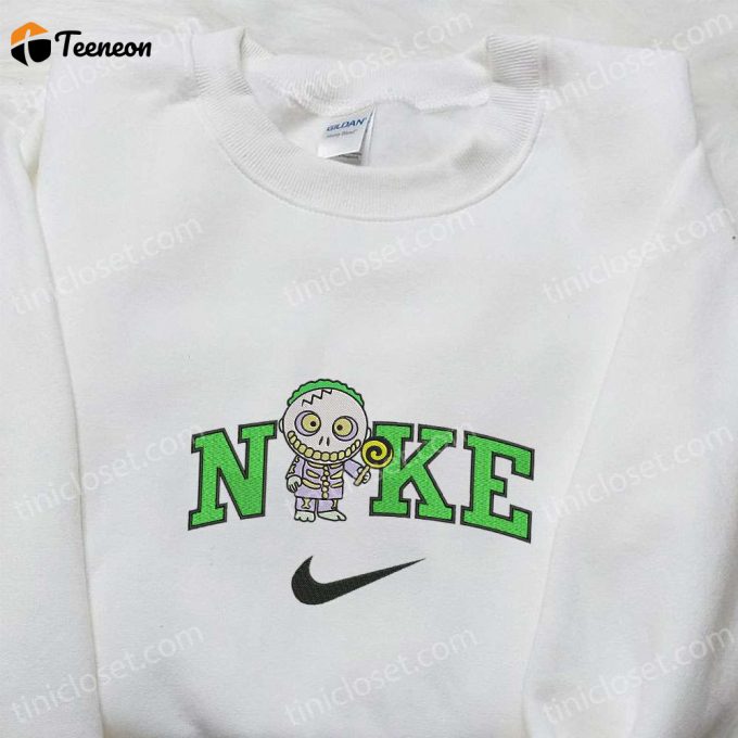 Nike X Baby Barrel Hoodie Nightmare Before Christmas Embroidered Sweatshirt Nike Inspired T-Shirt