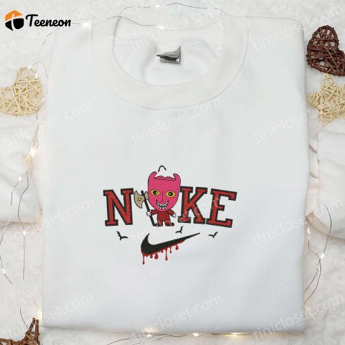 Nike x Baby Oogie Boogie Embroidered Hoodie Nightmare Before Christmas Characters Sweatshirt & T-Shirt