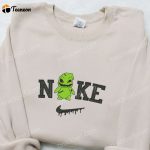 Nike x Baby Oogie Boogie Embroidered Hoodie Nightmare Before Christmas Characters Sweatshirt & T-Shirt