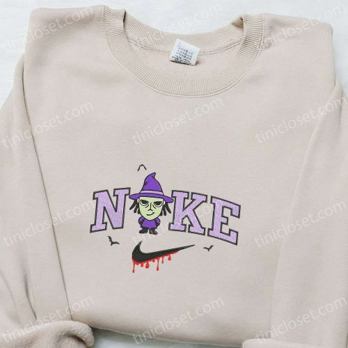 Nike x Baby Shock Hoodie Nightmare Before Christmas Characters Sweatshirt Nike Inspired T-shirt: Embroidered Delight