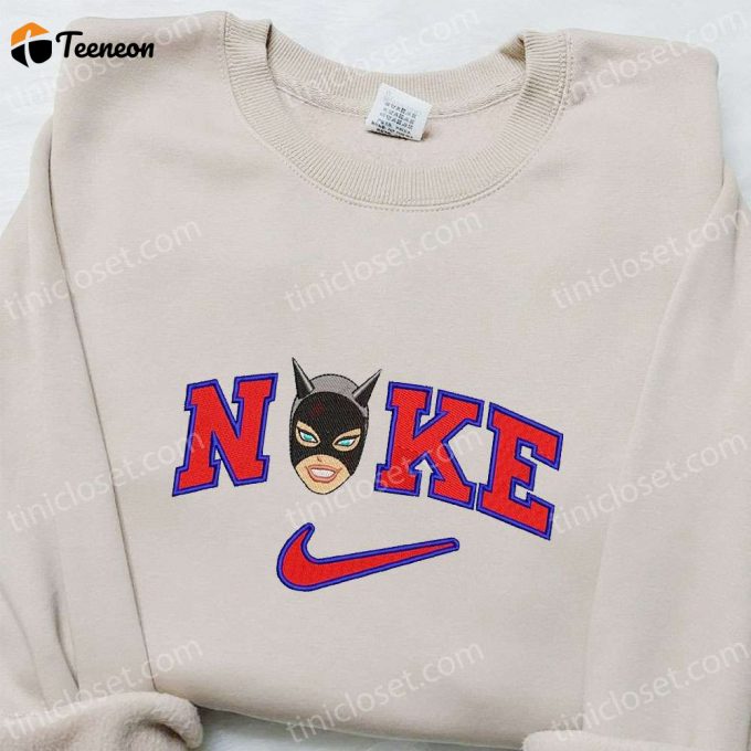 Nike X Batman Cat Embroidered Sweatshirt &Amp;Amp; Marvel Mcu Shirt – B Gift For Men Women Family Gift Ideas