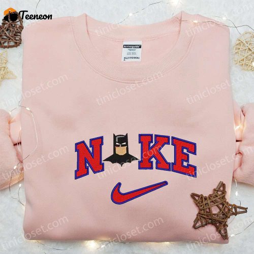 Nike x Batman Women Movie Embroidered Sweatshirt Marvel Cinematic Universe Shirt B Gift for Men Women Family Gift Ideas