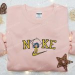 Nike x Button Eyes Witch Girl Coraline Embroidered Shirt: B Gift for Men Women Nike Inspired Gift for Family