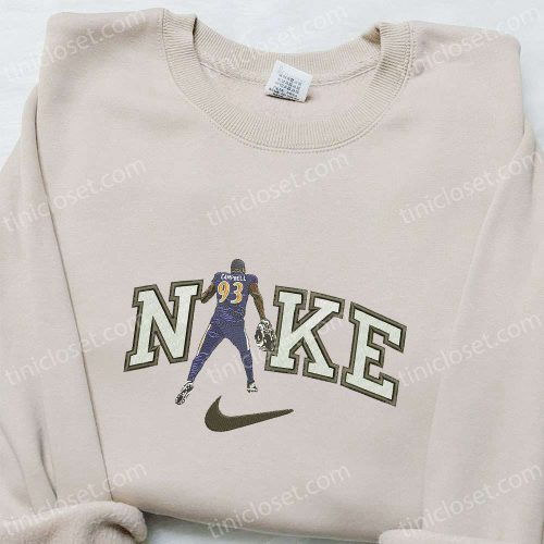 Nike x Calais Campbell Embroidered Sweatshirt: NFL Sport Shirt B Gift for Men Women Family Gift Idea