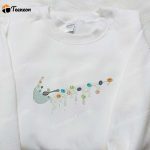 Custom Nike Embroidered Sweatshirt: Cereal Bowl & Favorite Foods Shirt