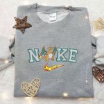 Custom Nike x Charizard Embroidered Shirt – Pokemon D Gift for Men Women for Fashion Enthusiasts