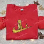 Charmander Stand Embroidered Shirt by Nike: Pokemon & Custom D Gift for Men Women – Limited Edition