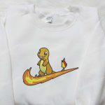 Charmander Stand Embroidered Shirt by Nike: Pokemon & Custom D Gift for Men Women – Limited Edition