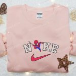 Nike x Chibi Spider-Man Embroidered Shirt: B Gift for Men Women Family Gift Idea Nike Inspired T-shirt