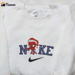 Nike x Christmas Chibi Spider-Man Shirt & Hoodie: F Gift for Men Women Family Gifts