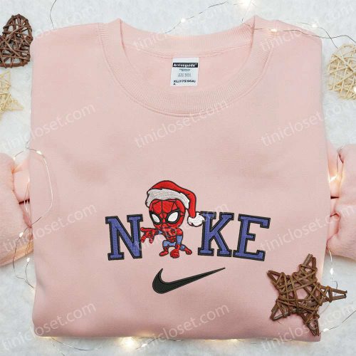 Nike x Christmas Chibi Spider-Man Shirt & Hoodie: F Gift for Men Women Family Gifts