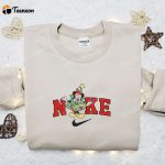 Nike x Christmas Tree Mickey Cartoon Embroidered Sweatshirt: Disney Characters Movie Merry Christmas Shirt – B Gift for Men Women Gift Ideas