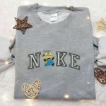 Nike x Dave Minion Embroidered Hoodie Sweatshirt & T-shirt: Cartoon Embroidered Apparel for Minion Fans