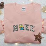 Nike x Dave Minion Embroidered Hoodie Sweatshirt & T-shirt: Cartoon Embroidered Apparel for Minion Fans