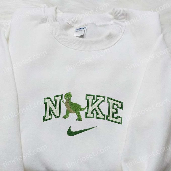 Stylish Nike X Dino Green Embroidered Sweatshirt Custom Hoodie &Amp; Cute T-Shirt – Shop Now!